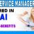 Service Manager Required in Dubai