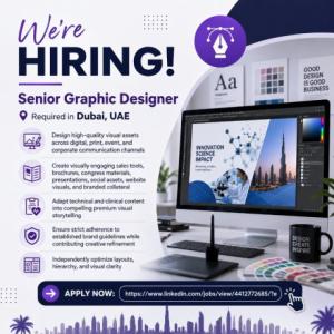 Senior Graphic Designer Required in Dubai