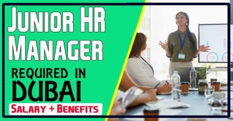 Junior HR Manager Required in Dubai