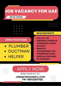 Urgent Requirement for UAE – UAE Construction Project