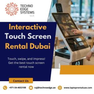 Why Rent an Interactive Touch Screen for Your Dubai Conference?