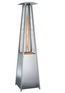 Quartz Tube Pyramid Patio Heater With Electric Ignition (S.S)