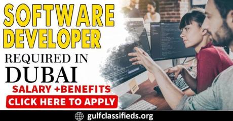 SOFTWARE DEVELOPER REQUIRED IN DUBAI