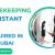 Housekeeping Assistant Required in Dubai