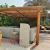 WOODEN BAMBOO PERGOLA