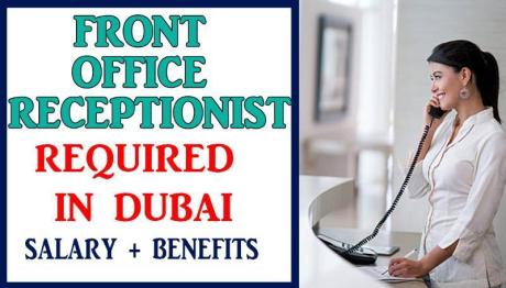 Front Office Receptionist Required in Dubai