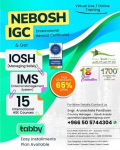 Green World Group the Best Choice for Nebosh Course in KSA
