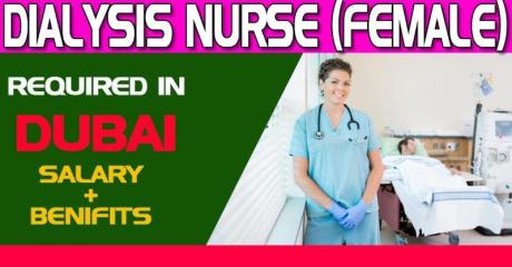 Dialysis Nurse (Female) Required in Dubai