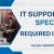 IT Support Specialist Required in Dubai