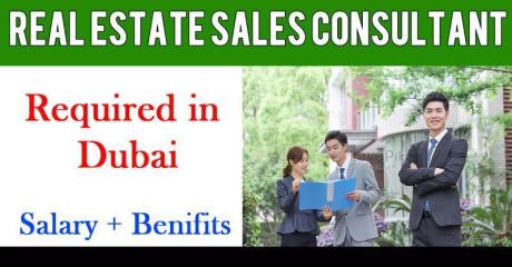 Real Estate Sales Consultant Required in Dubai