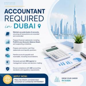 Accountant Required in Dubai