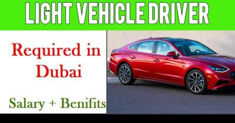 Company Driver Required in Dubai