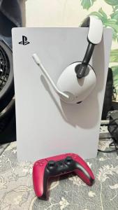 PS5 + Sony H9 Head Phones + 1 Controller