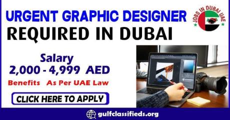 URGENT GRAPHIC DESIGNER REQUIRED IN DUBAI