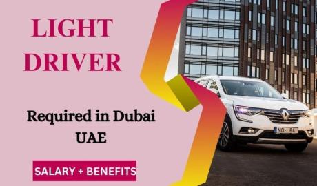 Light Driver Required in Dubai