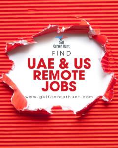 11x NEW Jobs Posted for UAE and REMOTE US location