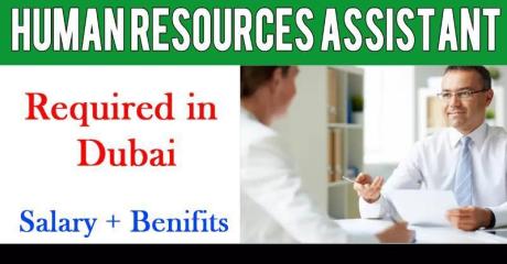 Human Resources Assistant Required in Dubai