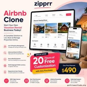 How Fast Can You Launch Zipprr's $490 Airbnb Clone?
