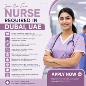 Nurse Required in Dubai