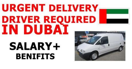 URGENT DELIVERY DRIVER REQUIRED IN DUBAI