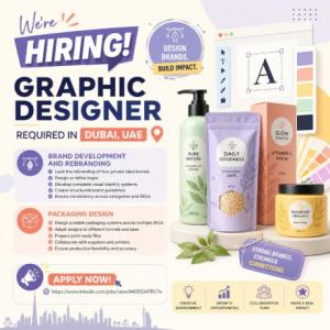 Graphic Designer Required in Dubai