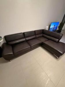 Home box leather sofa