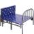 Metal Folding Bed, Blue - 190(L) x 90(W) x 70(H) cm