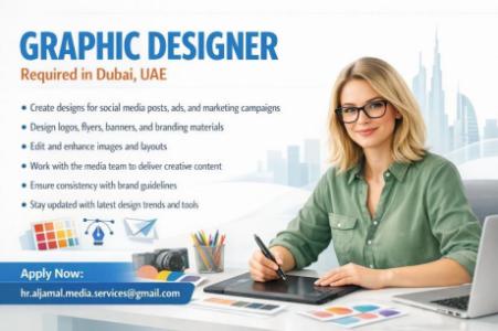 Graphic Designer Required in Dubai