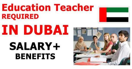 Education Teacher REQUIRED IN DUBAI
