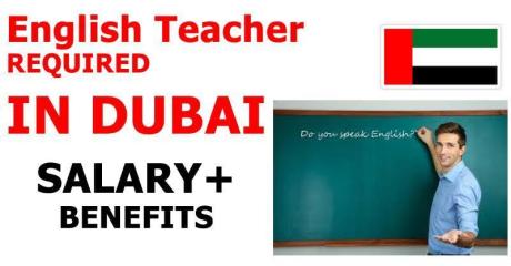 English Teacher REQUIRED IN DUBAI
