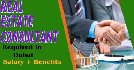 Real Estate Consultant Required in Dubai