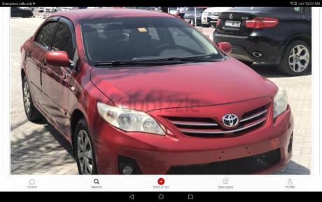 Toyota Corolla 2012 Model for sale...............