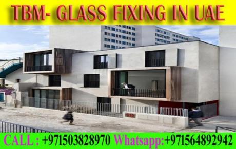 Glass fixing contractor Ajman Dubai Sharjah Ras al Khaima