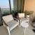 Outdoor sofa set with tables