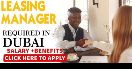 Leasing Manager Required in Dubai