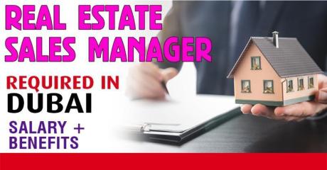 Real Estate Sales Manager Required in Dubai