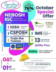 Nebosh Course in Qatar A Journey Towards HSE with Green World Group