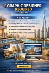 Graphic Designer Required in Dubai