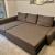 0️⃣5️⃣2️⃣5️⃣5️⃣7️⃣0️⃣2️⃣1️⃣1️⃣ CONTACT saller Ikea L shape sofa com bed storage Grey colour