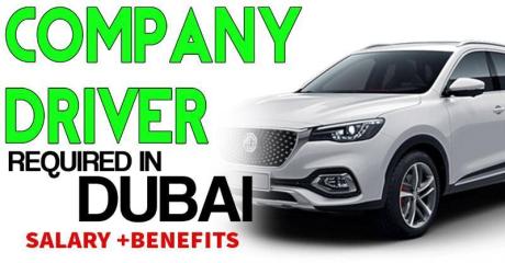COMPANY DRIVER Required in Dubai
