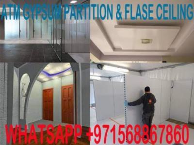 Low cost Gypsum Partition ceiling Works in Umm Al Quwain Dubai Ajman UAE