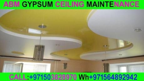 Gypsum ceiling contractor in Umm Al Quwain Dubai Sharjah