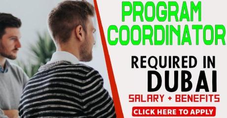 Program Coordinator Required in Dubai