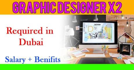 Graphic Designer X2 Required in Dubai