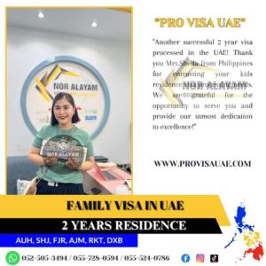 2 year Kids Visa in UAE