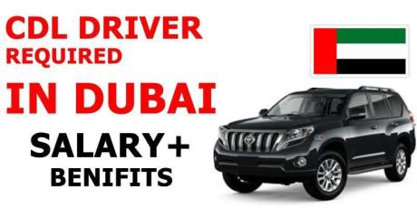 CDL DRIVER REQUIRED IN DUBAI