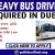 HEAVY BUS DRIVER REQUIRED IN DUBAI