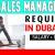 Sales Manager Required in Dubai