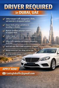 Driver Required in Dubai
