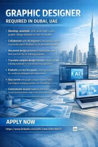 Graphic Designer Required in Dubai